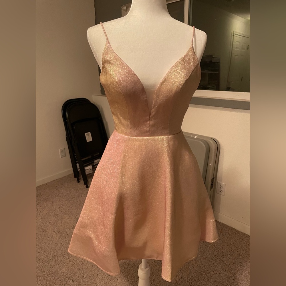 New without tags Ashley Lauren size 0 pink cocktail